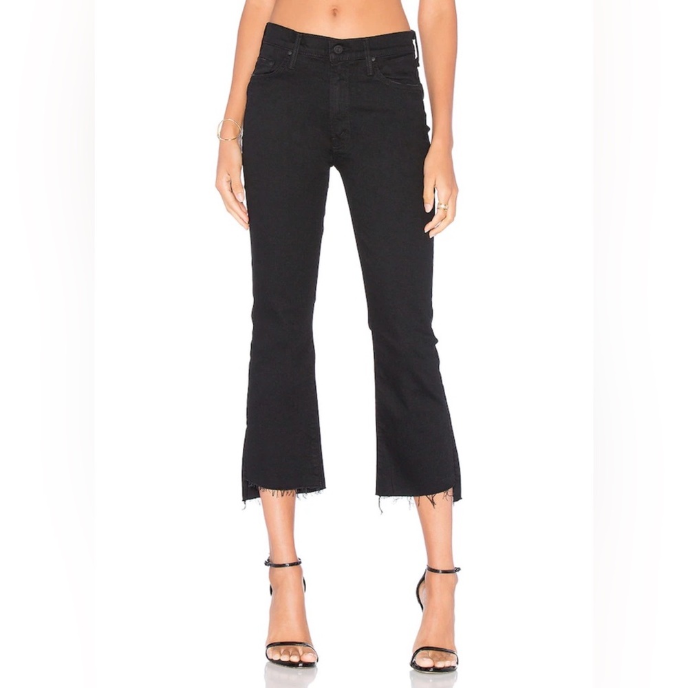 MOTHER Insider Crop Step Fray Jeans in Not Guilty Womens 28 - Picture 2 of 15
